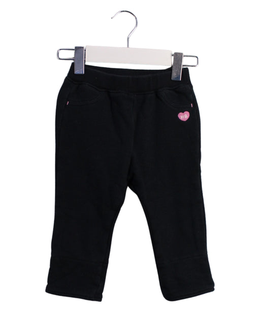 A Navy Sweatpants from Miki House in size 12-18M for girl. (Front View)