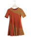 A Orange Short Sleeve Dresses from ValMax in size 4T for girl. (Front View)