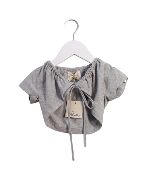 A Grey Cardigans from Siseo Olive in size 4T for girl. (Front View)