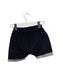 A Navy Shorts from Les Enfantines in size 3-6M for boy. (Back View)