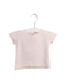A Pink Short Sleeve T Shirts from Siseo Olive in size 0-3M for girl. (Front View)