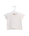 A Ivory Short Sleeve T Shirts from Siseo Olive in size 0-3M for boy. (Front View)