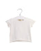 A Ivory Short Sleeve T Shirts from Siseo Olive in size 0-3M for boy. (Front View)