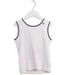 A White Sleeveless Tops from ValMax in size 3T for girl. (Front View)