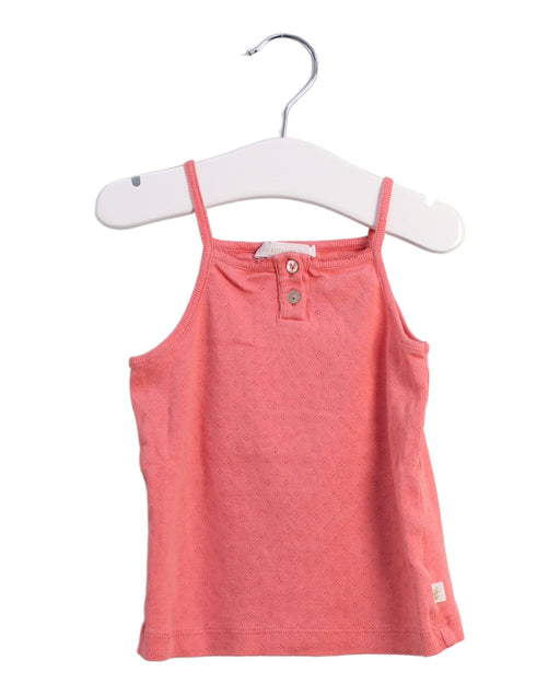 A Pink Sleeveless Tops from Les Enfantines in size 3T for girl. (Front View)