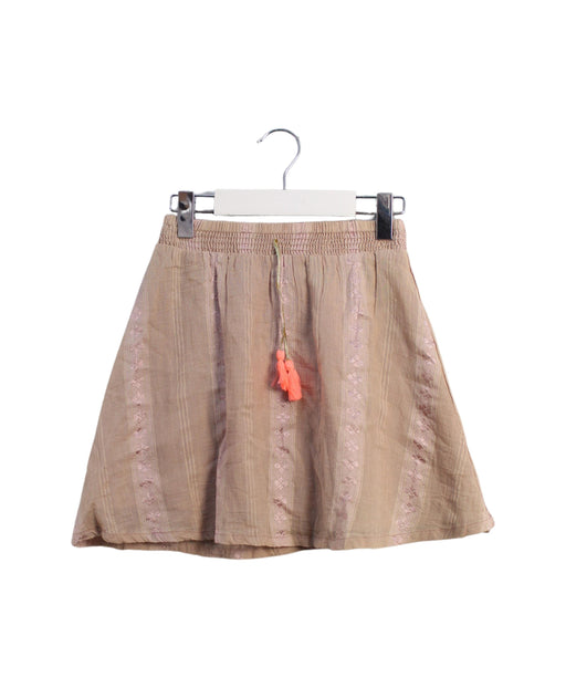 A Pink Mid Skirts from Bonheur du Jour in size 2T for girl. (Front View)