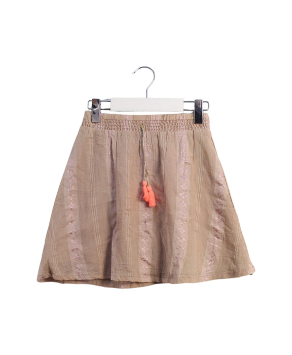 A Pink Mid Skirts from Bonheur du Jour in size 2T for girl. (Front View)
