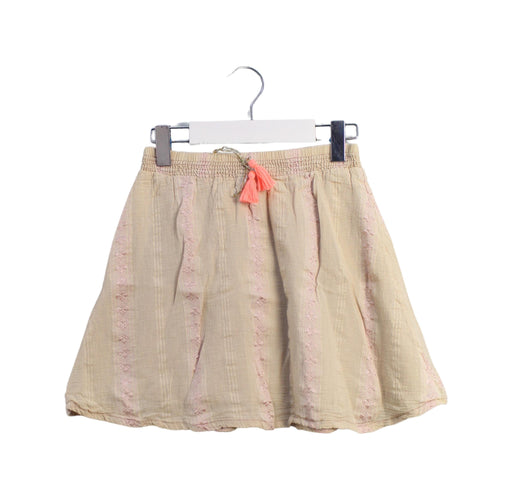 A Beige Short Skirts from Bonheur du Jour in size 4T for girl. (Front View)
