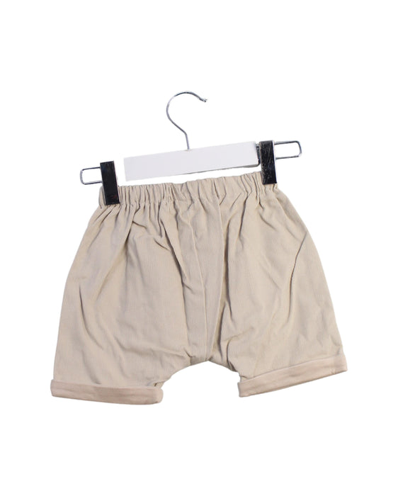 A Beige Shorts from Les Enfantines in size 3-6M for boy. (Back View)