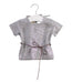 A Silver Short Sleeve T Shirts from Siseo Olive in size 0-3M for girl. (Front View)