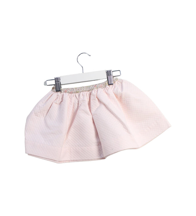 A Pink Short Skirts from Les Enfantines in size 12-18M for girl. (Back View)