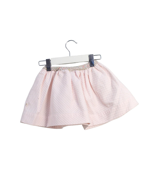 A Pink Short Skirts from Les Enfantines in size 12-18M for girl. (Back View)