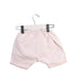 A Pink Shorts from Les Enfantines in size 3-6M for girl. (Back View)