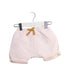 A Pink Shorts from Les Enfantines in size 3-6M for girl. (Front View)