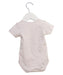 A Pink Short Sleeve Bodysuits from Les Enfantines in size 3-6M for girl. (Back View)