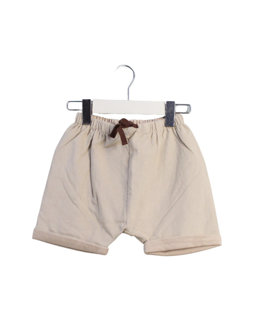 A Beige Shorts from Les Enfantines in size 12-18M for boy. (Front View)
