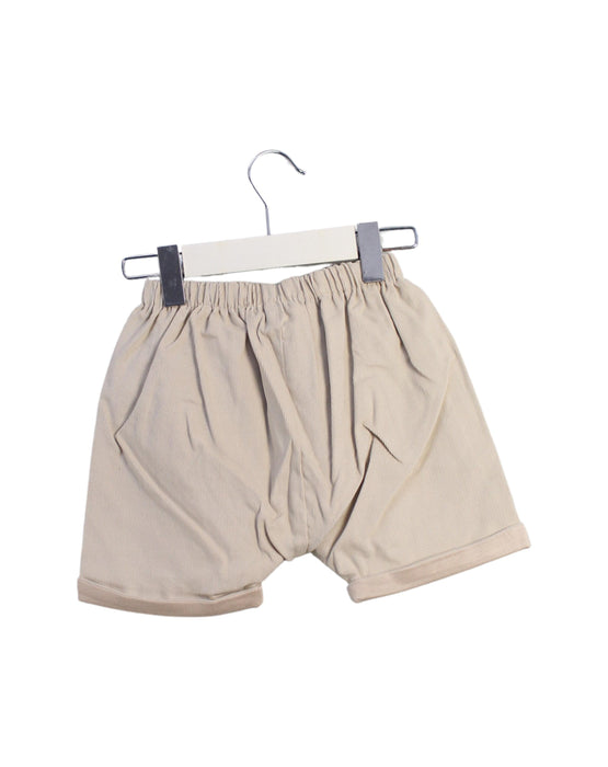A Beige Shorts from Les Enfantines in size 12-18M for boy. (Back View)