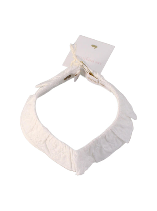 A White Collars from Les Enfantines in size 3-6M for girl. (Front View)