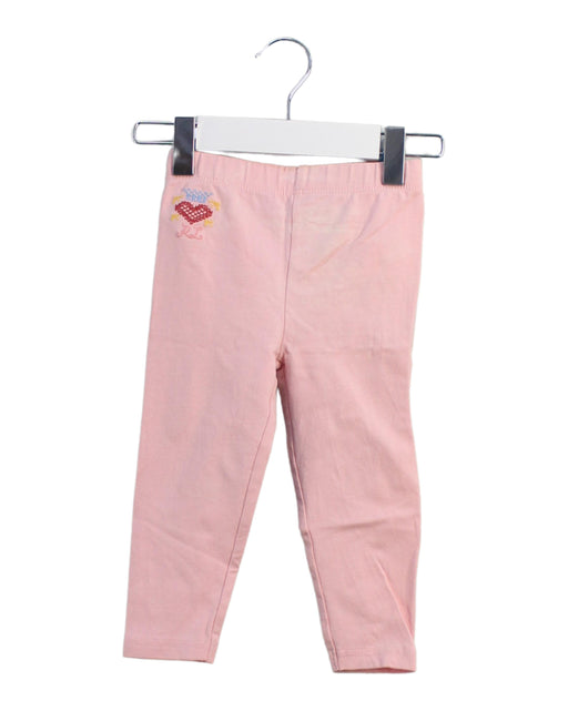 A Pink Leggings from Ralph Lauren in size 12-18M for girl. (Front View)