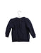 A Navy Crewneck Sweatshirts from Petit Bateau in size 12-18M for girl. (Back View)