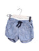 A Blue Shorts from IKKS in size 3T for girl. (Front View)