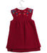 A Pink Sleeveless Dresses from DPAM in size 18-24M for girl. (Back View)