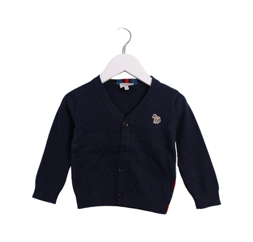 A Navy Cardigans from Paul Smith in size 12-18M for boy. (Front View)