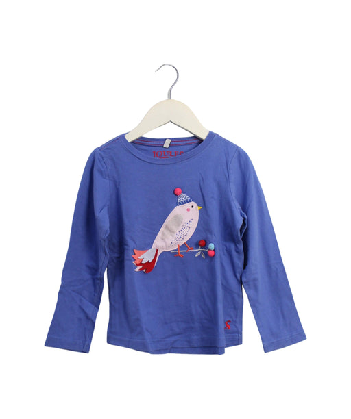 A Blue Long Sleeve Tops from Joules in size 5T for boy. (Front View)