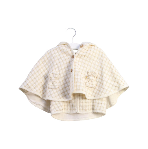 A Ivory Capes & Ponchos from Sergent Major in size 6-12M for girl. (Front View)