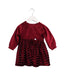 A Red Long Sleeve Dresses from Chickeeduck in size 12-18M for girl. (Front View)