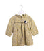 A Yellow Long Sleeve Dresses from Organic Mom in size 6-12M for girl. (Front View)