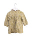 A Yellow Long Sleeve Dresses from Organic Mom in size 6-12M for girl. (Back View)