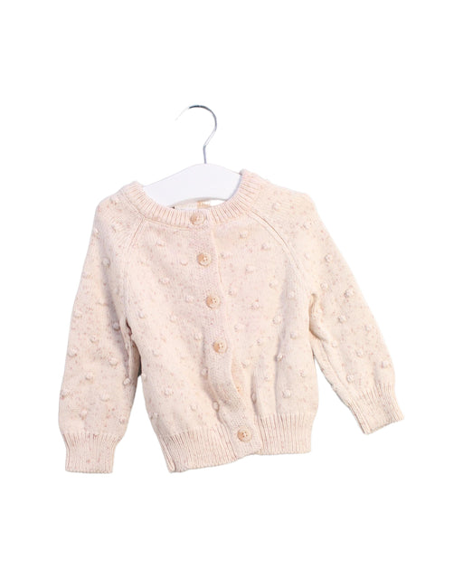 A Beige Cardigans from Jamie Kay in size 6-12M for girl. (Front View)