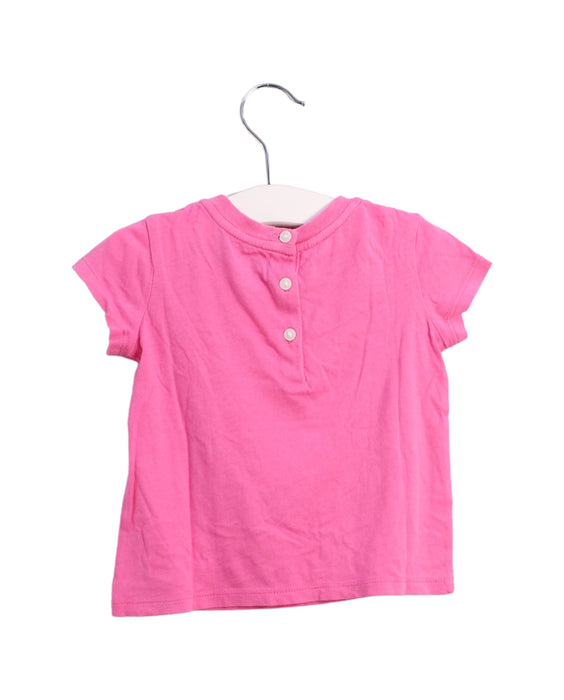 A Pink Short Sleeve T Shirts from Ralph Lauren in size 6-12M for girl. (Back View)