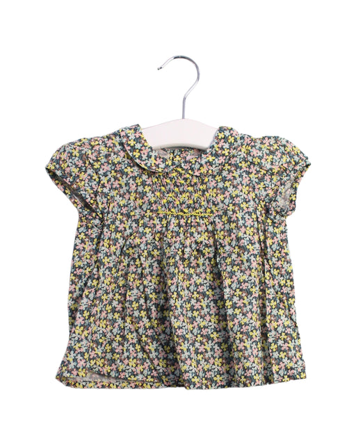 A Green Short Sleeve Tops from Bonpoint in size 12-18M for girl. (Front View)
