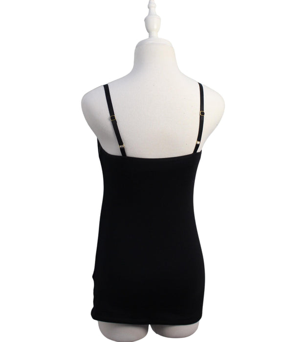 A Black Sleeveless Tops from A Pea in the Pod in size XS for maternity. (Back View)