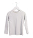 A White Rash Guards from Minnow in size 5T for girl. (Front View)