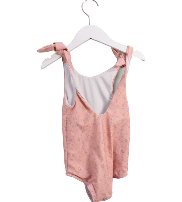 A Pink Swimsuits from Minnow in size 5T for girl. (Back View)