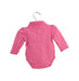 A Pink Long Sleeve Bodysuits from Tommy Hilfiger in size 0-3M for girl. (Back View)