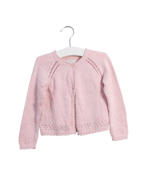A Pink Cardigans from Mamas & Papas in size 6-12M for girl. (Front View)