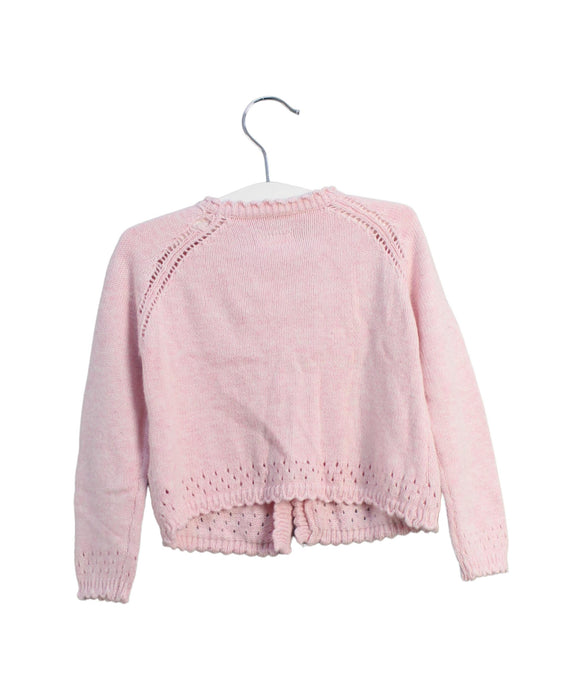 A Pink Cardigans from Mamas & Papas in size 6-12M for girl. (Back View)