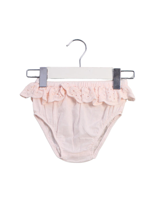 A Pink Bloomers from Mamas & Papas in size 6-12M for girl. (Front View)