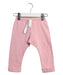 A Pink Casual Pants from Petit Bateau in size 6-12M for girl. (Front View)