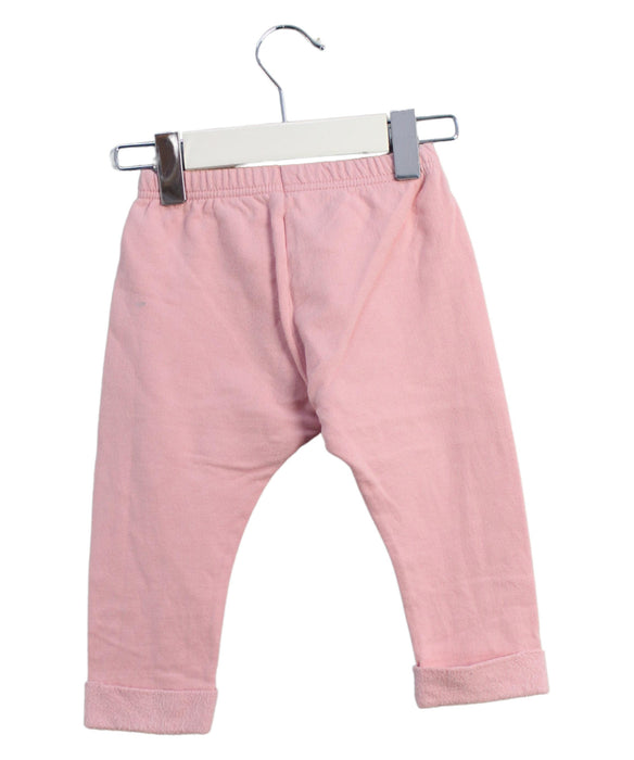 A Pink Casual Pants from Petit Bateau in size 6-12M for girl. (Back View)