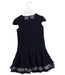 A Navy Short Sleeve Dresses from Nicholas & Bears in size 6T for girl. (Back View)