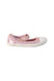 A Pink Slip Ons from Seed in size 4T for girl. (Back View)