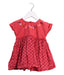 A Pink Short Sleeve Dresses from DPAM in size 12-18M for girl. (Front View)