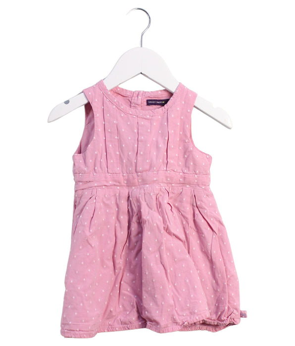 A Pink Sleeveless Dresses from Sergent Major in size 6-12M for girl. (Front View)
