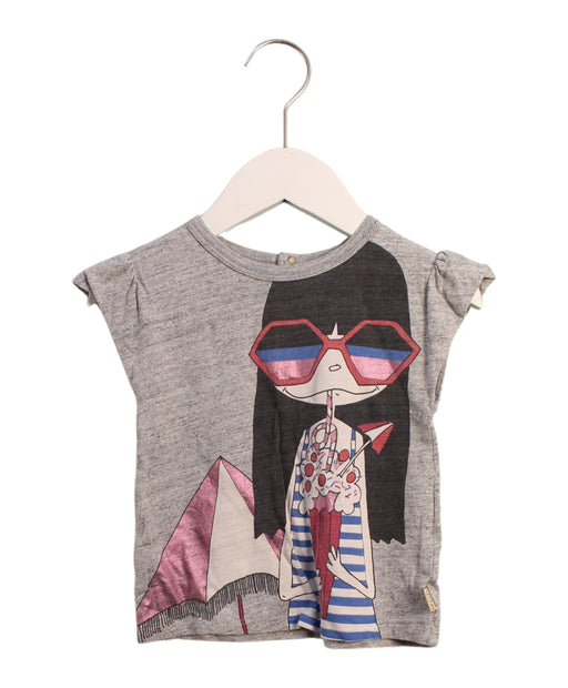 A Grey Short Sleeve T Shirts from Little Marc Jacobs in size 3T for girl. (Front View)