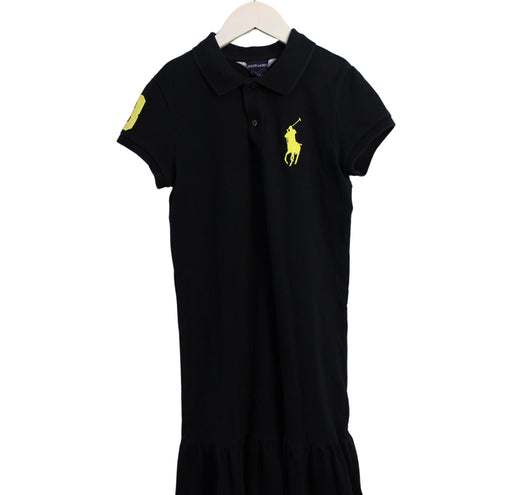 A Black Short Sleeve Dresses from Ralph Lauren in size 12Y for girl. (Front View)